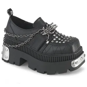 WRATH-42  Black Vegan Leather